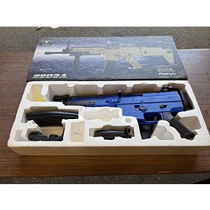 Vigor S-C-R Spring Rifle with Foregrip (Blue - 8902A) - Broken stock