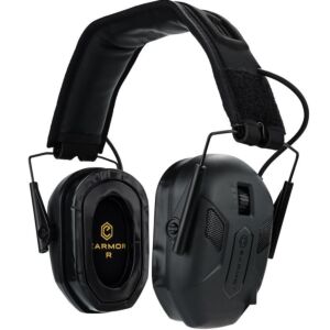 EARMOR M300X Electronic Tactical Hearing Protection Headset - Black