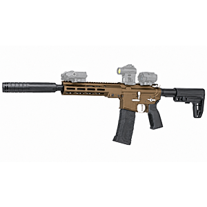 Ace 1 Arms HPA AR/M4 Airsoft Rifle with Silencer (ETU - CNC - RS/GBBR Dimensions - Bronze)