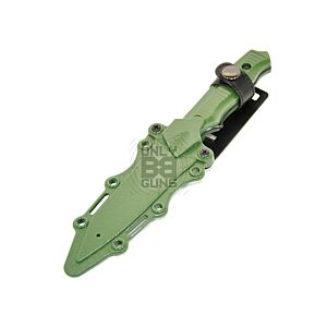 Rubber Knife with Hard Holster (OD)