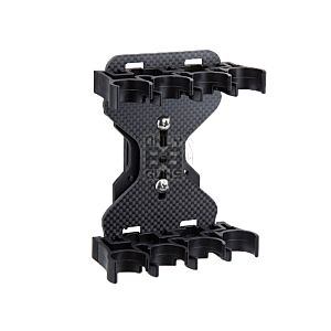APS 8 Round Shotgun Shell Plate Holder with Belt Loop (Black/Carbone Fire - Caddy)