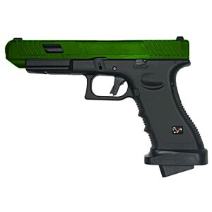 Huntsman Tactical H34 Gas Blowback Pistol (Slide and Body Polymer - Green)