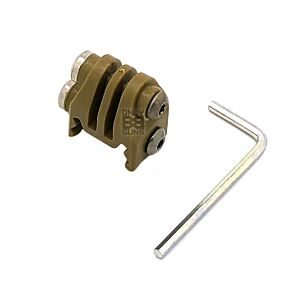 Big Foot GoPro Rail Mount (Tan)