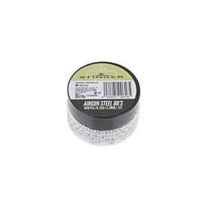 Stinger 4.5mm (.177 Caliber) Steel BBs - 500 Count Bottle (ST-BB-45-500)