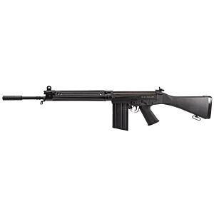 [D] King Arms KA-AG-02 FAL Full-Length Electric Airsoft Rifle (AEG) - Black