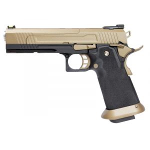 Armorer Works Custom Hi-Capa GBBP (Split FDE Slide - Frame - AW-HX1003)