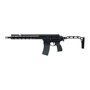 Double Eagle 13.9 DWS-180 w/ Folding Stock - Gas Blowback Rifle (MWS System / Steel Bolt - G107C-02 BK)