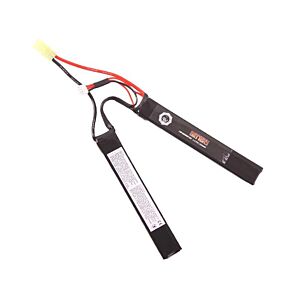 Duel Code 7.4v 1300 MaH 15C Lipo Battery (6.6x21x126mm  - Split)