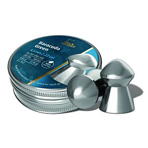 H&N Baracuda Green (5.5mm/.22 Pellets - 200 Rounds)
