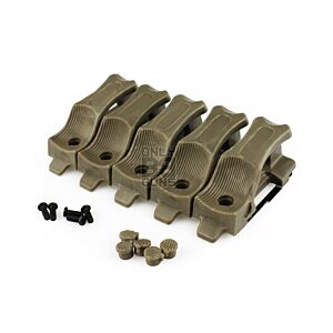 Big Foot M4 Magazine Mono Rest Grip (Tan - Pack of 5)