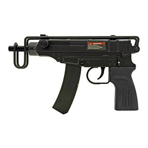 Double Eagle M37F 61 Series Spring Powered SMG (Black/Black - M37F)