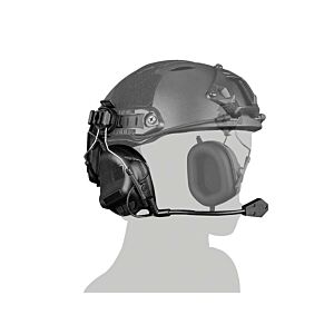 Big Foot Fifth Generation Sound Pickup and Noise Reduction Headset Simulator (Helmet Wearing - Black)