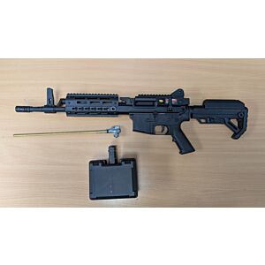 Golden Eagle MCR LMG AEG with Drum Mag - M (2600 Rnds - Sound Control - F6671)
