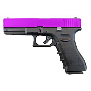 Huntsman Tactical H17 Gas Blowback Pistol (Metal Slide - Polymer Body - with Case - Purple)