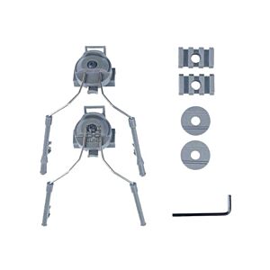 Big Foot Fast Helmet Accessory Head Set (with Rail - Grey)