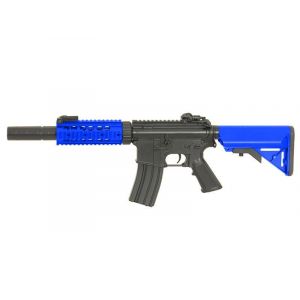 Cyma M4 AEG (Inbuilt Silencer - Black - CM513 - Blue)