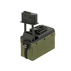 A&K M249/LMG Sound Control Box Magazine (1500 Rounds - OD)