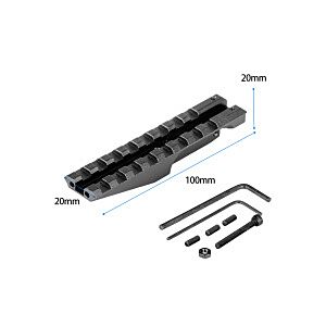 Double Bell - AK 47 Rear sight rail scope mount 