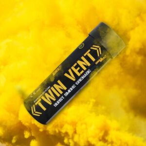 Enola Gaye Twin Vent Burst Wire Pull Smoke Grenade (BWP02Y - Yellow)