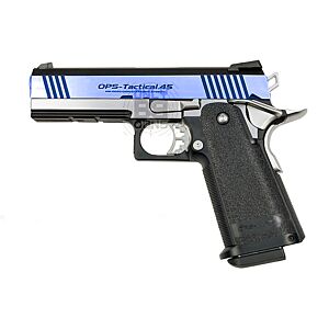 Tokyo Marui Hi-Capa 4.3 Duel Stainless (Blue) (TM-004-BLUE)