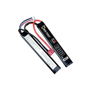 Big Foot Heat Lipo Battery 1300mAh 7.4v 15c (Two Way Split - DEANS)