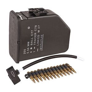 VFC M249 Gas Supply Ammo Magazine Box (Black)