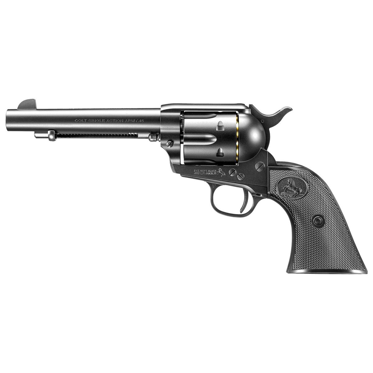 東京CNC COLT SINGLE ACTION ARMY 45 モデルガン Tokyo Marui SAA.45 Artillery Revolver (Spring Powered - Black)