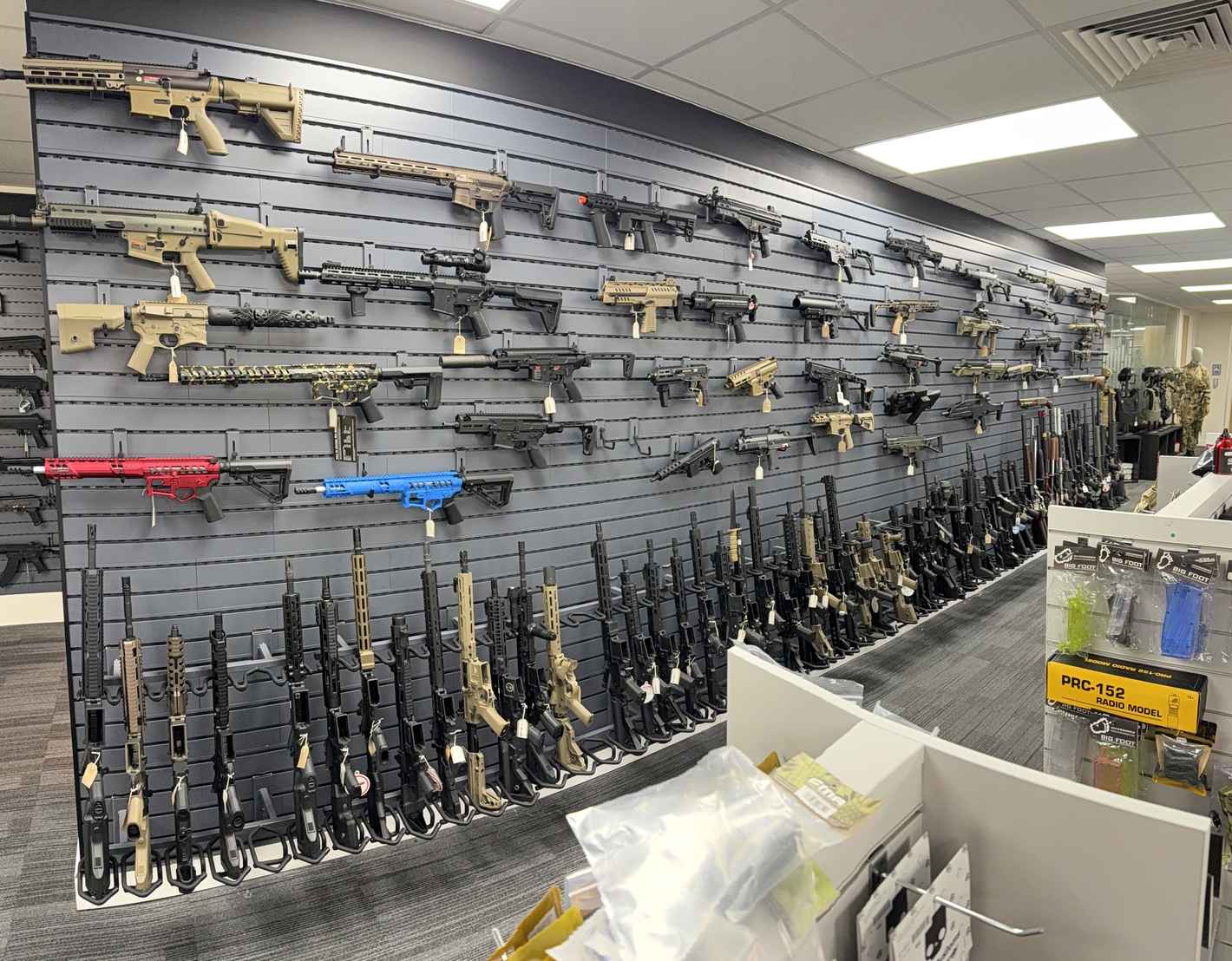 Bespoke Airsoft Gun Wall